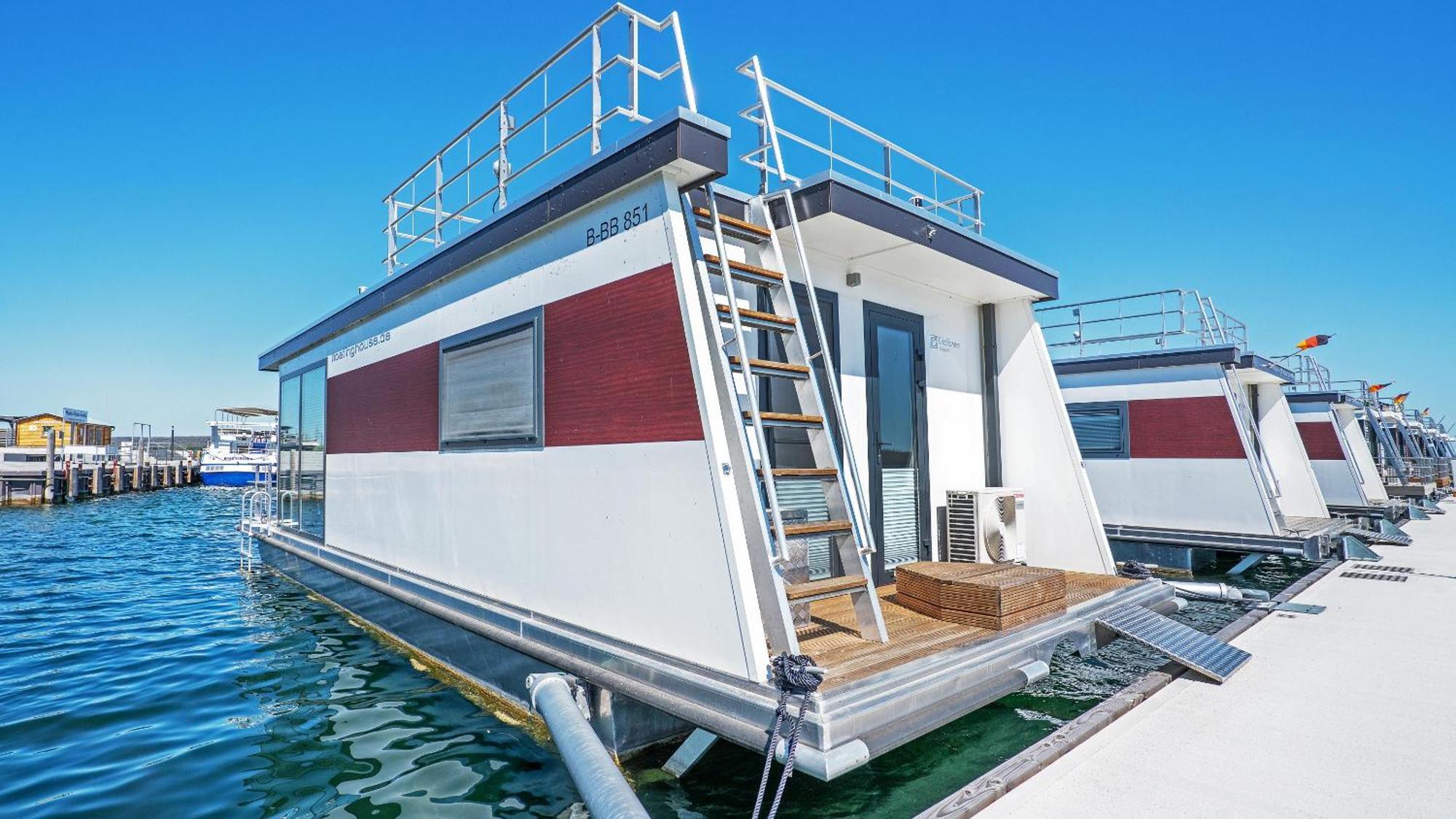 Braunsbedra Geiseltalsee Hausboot - Floating House - Hausboot Junior מראה חיצוני תמונה